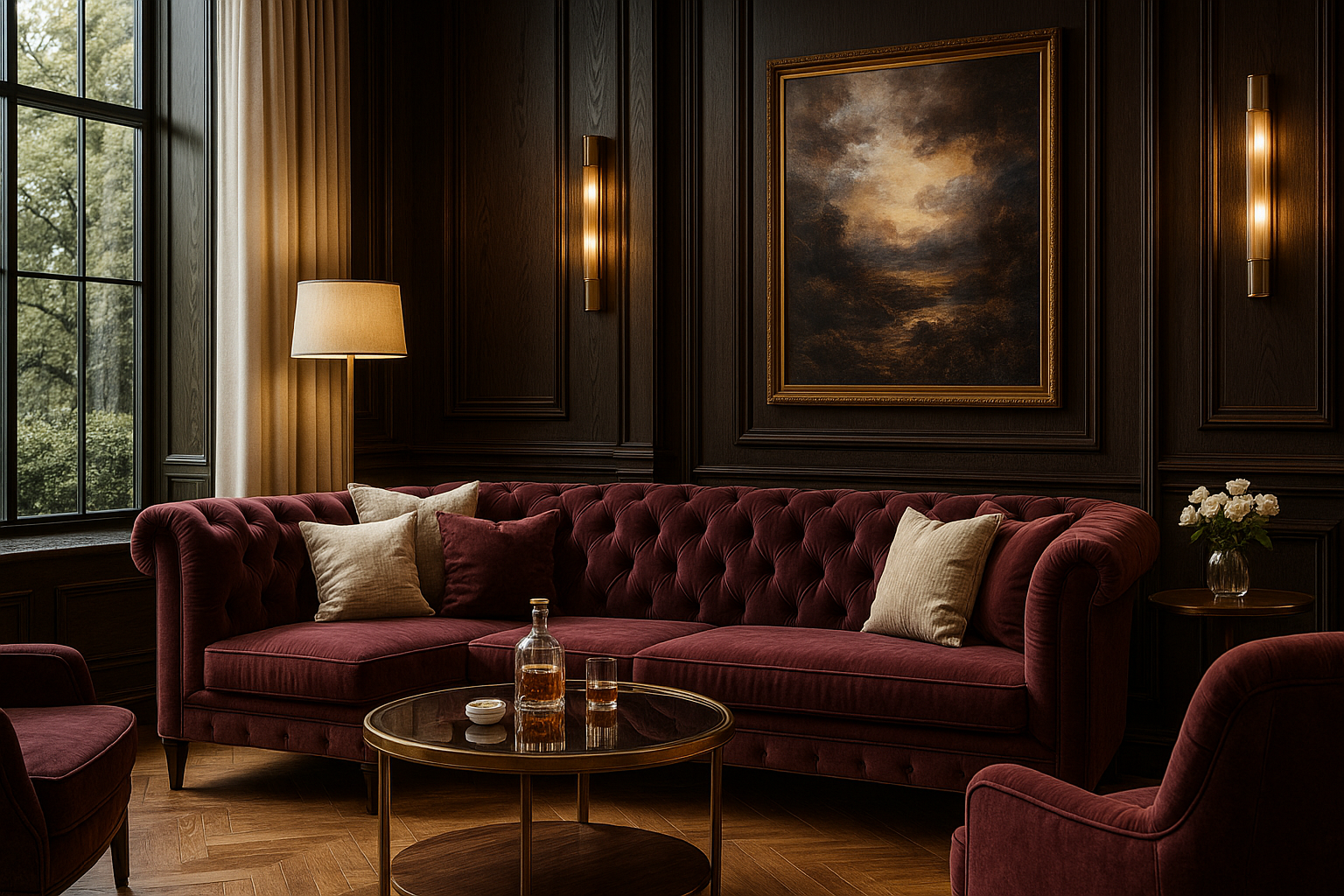 Luksusowy salon hotelowy